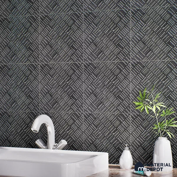 Highlighter Tiles  Tile TL 07255 Roxy 7601 Granula 1 ft x 1 ft Ceramic Matte Finish - 9 mm  | 2 mm Spacer is Mandatory (Sample)